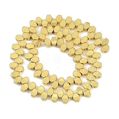 Electroplated Synthetic Non-magnetic Hematite Beads Strands G-G174-J01-01-1