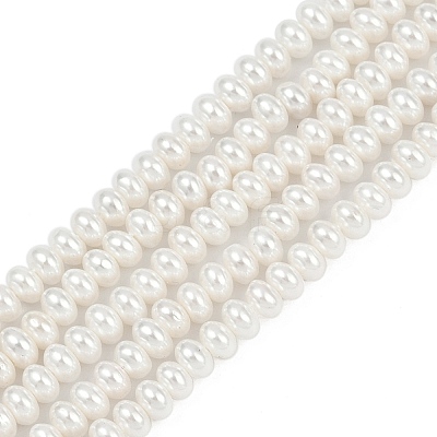 Electroplated Shell Pearl Beads Strands BSHE-Z009-11-1
