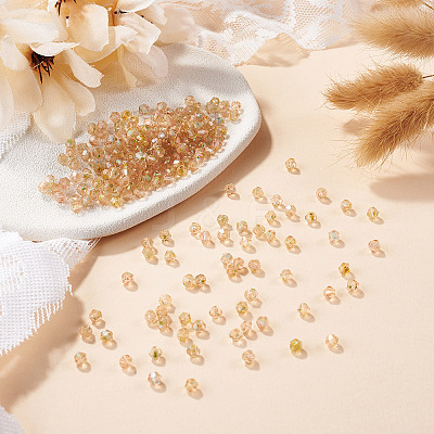Picasso Baking Paint Glass Seed Beads SEED-TA0001-62A-1