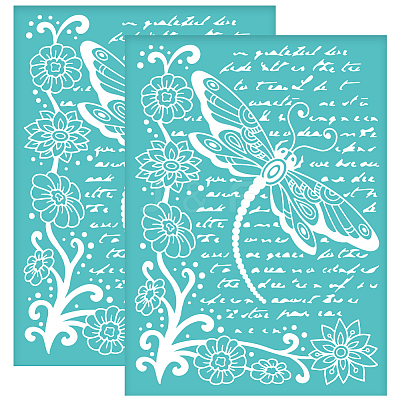Self-Adhesive Silk Screen Printing Stencil DIY-WH0337-079-1
