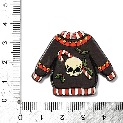 Halloween Theme Acrylic Pendants OACR-Q098-02B-1