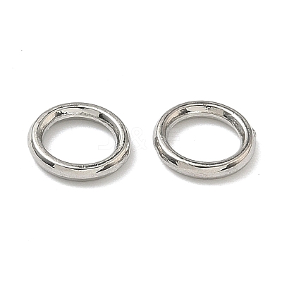 Alloy Soldered Closed Jump Rings X-PALLOY-H039-P-1