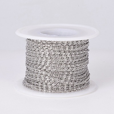 Tarnish Resistant 304 Stainless Steel Lumachina Chains CHS-E018-06P-1