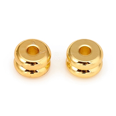 Long-Lasting Plated Brass Spacer Beads X-KK-D160-21G-1