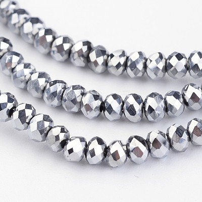 Electroplate Glass Bead Strands LS-EGLA-G014-2mm-FP03-1