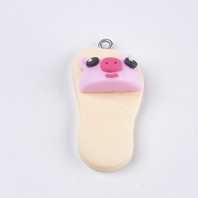 Handmade Polymer Clay Pendants CLAY-S093-04A-1