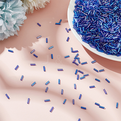 2000Pcs Glass Bugle Beads SEED-HY0001-14A-1
