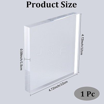 Transparent Acrylic Photography Props AJEW-WH20006-260B-1