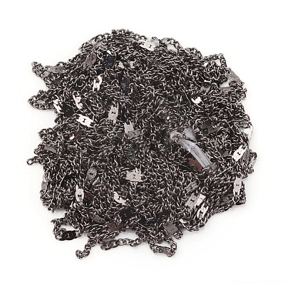 Soldered Brass Coated Iron Cable Chains CH-CJC0001-02B-B-1