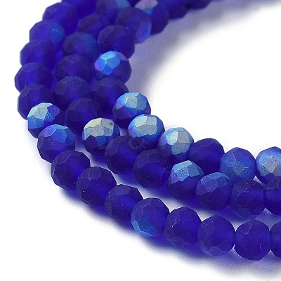 Imitation Jade Glass Beads Strands EGLA-YW0003-19B-05-1