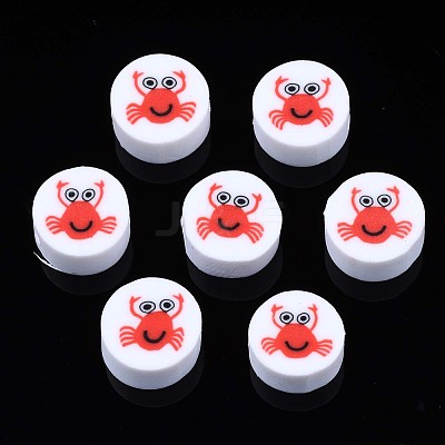 Handmade Polymer Clay Beads CLAY-N007-005-08-1