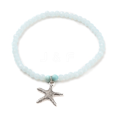 Stretch Bracelets Sets BJEW-JB05586-03-1