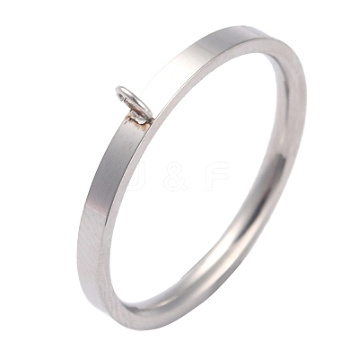 Non-Tarnish 304 Stainless Steel Finger Ring Settings RJEW-O045-09-P-1