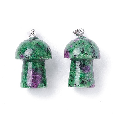 Natural Ruby in Zoisite Pendants LS-G-M380-B06-P-1