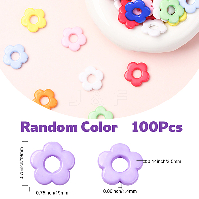 Opaque Acrylic Beads MACR-SP0002-06A-1