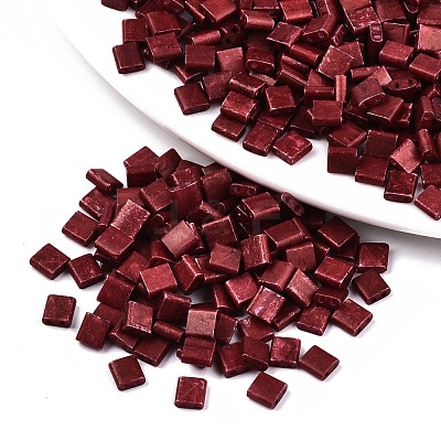 FGB 2-Hole Glass Seed Beads SEED-S031-L-ST1002F-1