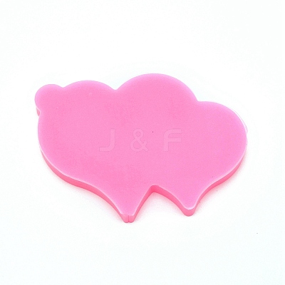 Valentine's Day Theme Pendant Silicone Molds DIY-TAC0005-99-1