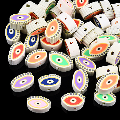Handmade Polymer Clay Beads X-CLAY-N008-078-A01-1