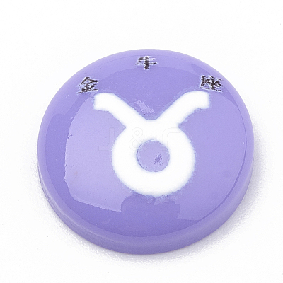 Constellation/Zodiac Sign Resin Cabochons LS-CRES-N010-07D-1