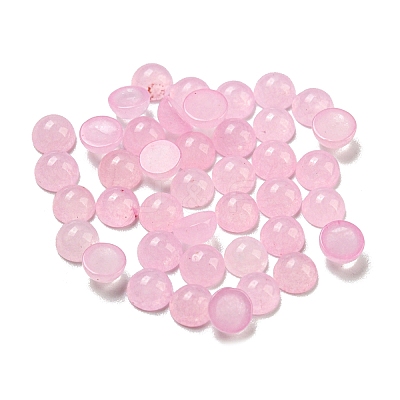 Natural White Jade Dyed Cabochons G-H309-03-15-1