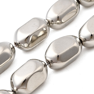 Electroplate Glass Beads Strands EGLA-F166-17P-1