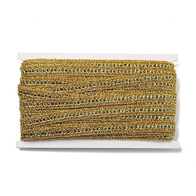 Polyester Glitter Lace Trim OCOR-K007-07A-1