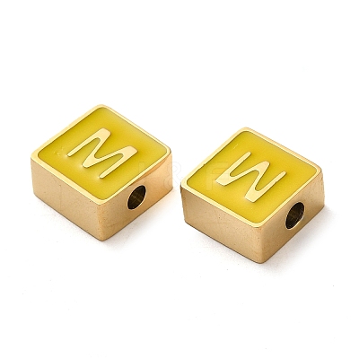 304 Stainless Steel Enamel Beads STAS-L022-293G-M-1