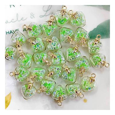 Luminous Glow in the Dark Glass Pendants FIND-PW0017-20D-1