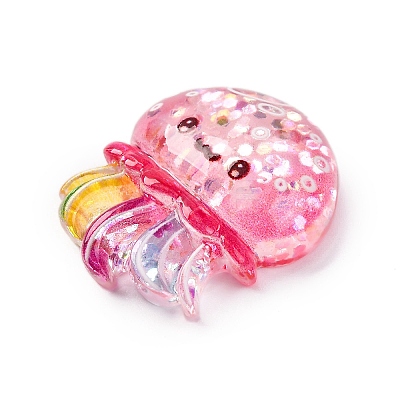 Marine Organism Theme Resin Cabochons RESI-Q010-01C-1