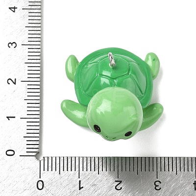 Marine Theme Opaque Resin Pendants RESI-P047-01E-P-1