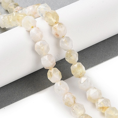 Heated Natural Citrine Beads Strands G-NH0021-A16-01-1