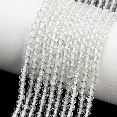 Natural White Topaz Beads Strands G-P627-3mm-02-1