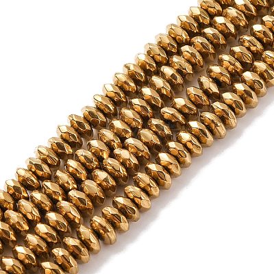 Electroplate Non-magnetic Synthetic Hematite Beads Strands X-G-J160-D-02-1