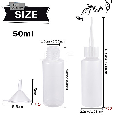 Plastic Glue Bottles Sets DIY-BC0002-49-1