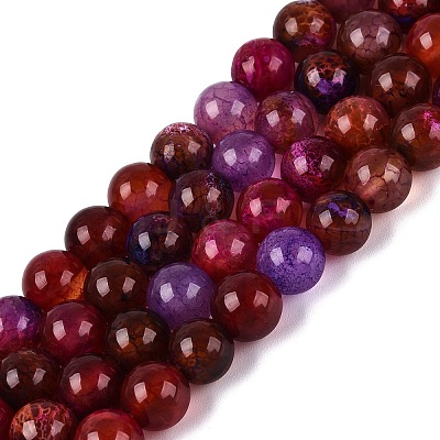 Natural Agate Beads Strands G-Q606-106A-1