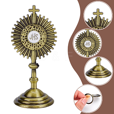 Zinc Alloy JHS Grail Display Decorations DJEW-WH0016-48AB-1