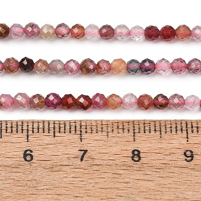 Natural Multicolor Spinel Beads Strands GG-CBAA8F4-B08-3mm-1