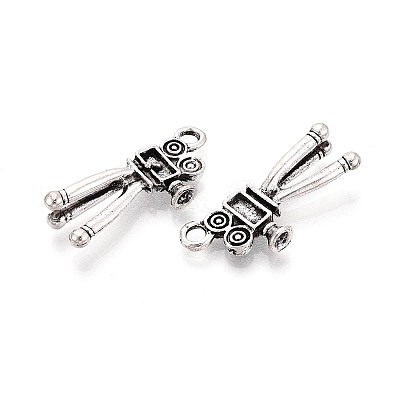 Tibetan Style Alloy Pendants TIBEP-L017-02AS-1