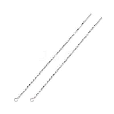 Non-Tarnish 304 Stainless Steel Stud Earring Finding X-STAS-E161-07P-1