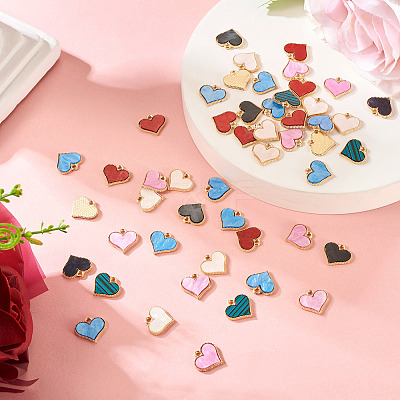 50Pcs Alloy Enamel Charms ENAM-TA0002-90-1