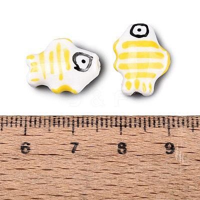 Handmade Porcelain Beads PORC-Q007-09A-1