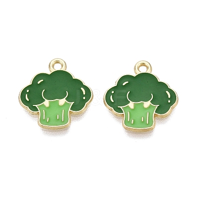 Alloy Enamel Pendants ENAM-Q003-16G-1