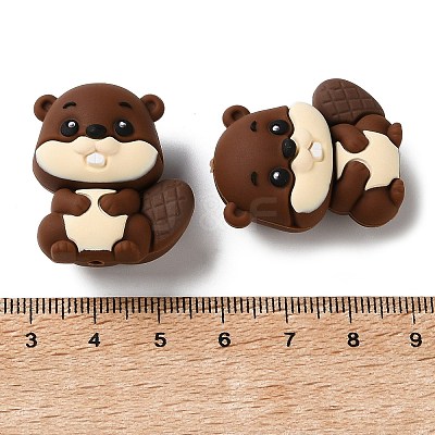 3D Animal Theme Silicone Beads SL-CBAD861-01-1