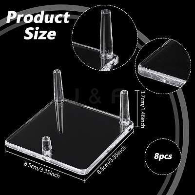 PS Mineral Specimen Stands AJEW-WH0460-030B-1