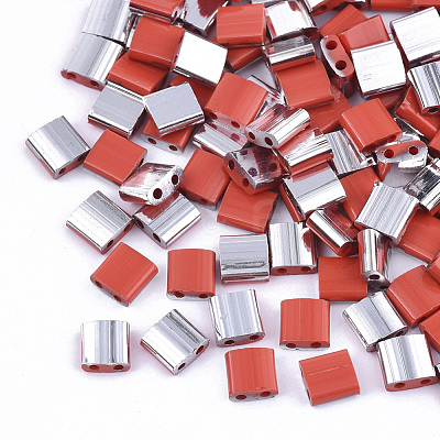 FGB 2-Hole Glass Seed Beads SEED-S031-L-045-K-1