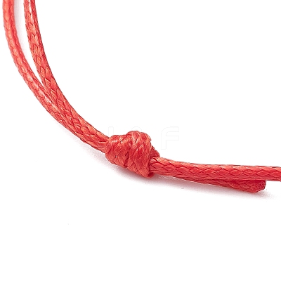 10Pcs Alloy Enamel Heart Braided Bead Bracelets Set BJEW-JB09740-01A-1