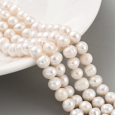 Natural Cultured Freshwater Pearl Beads Strands PEAR-C003-12F-1