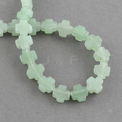 Natural Green Aventurine Stone Beads Strands G-R182-18-1