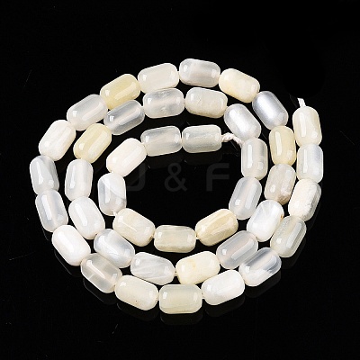 Natural White Moonstone Beads Strands G-G980-27-1