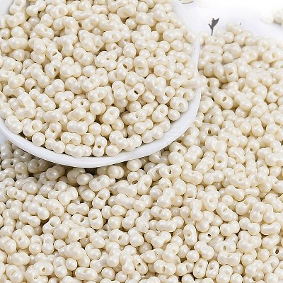 Baking Paint Glass Seed Beads SEED-K010-A16-1